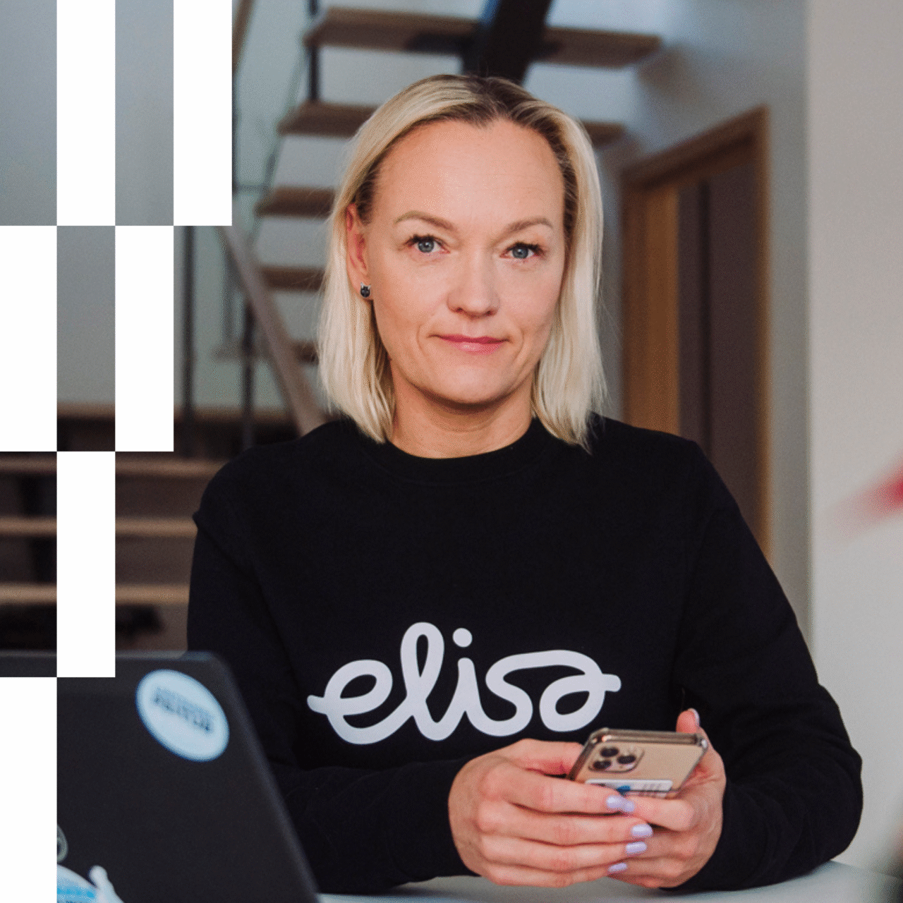 Elisa personalijuht Kaija Teemägi. Foto: Jake Farra (Elisa)